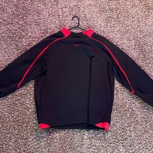 Black/Red Nike sweater
